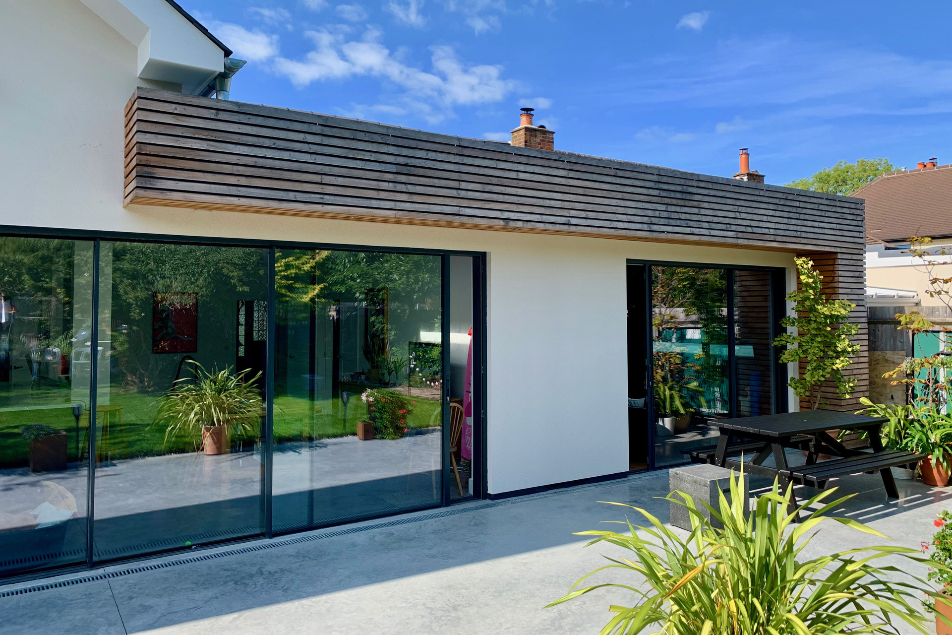 single-storey rear addition introduce generous open-plan living spaces