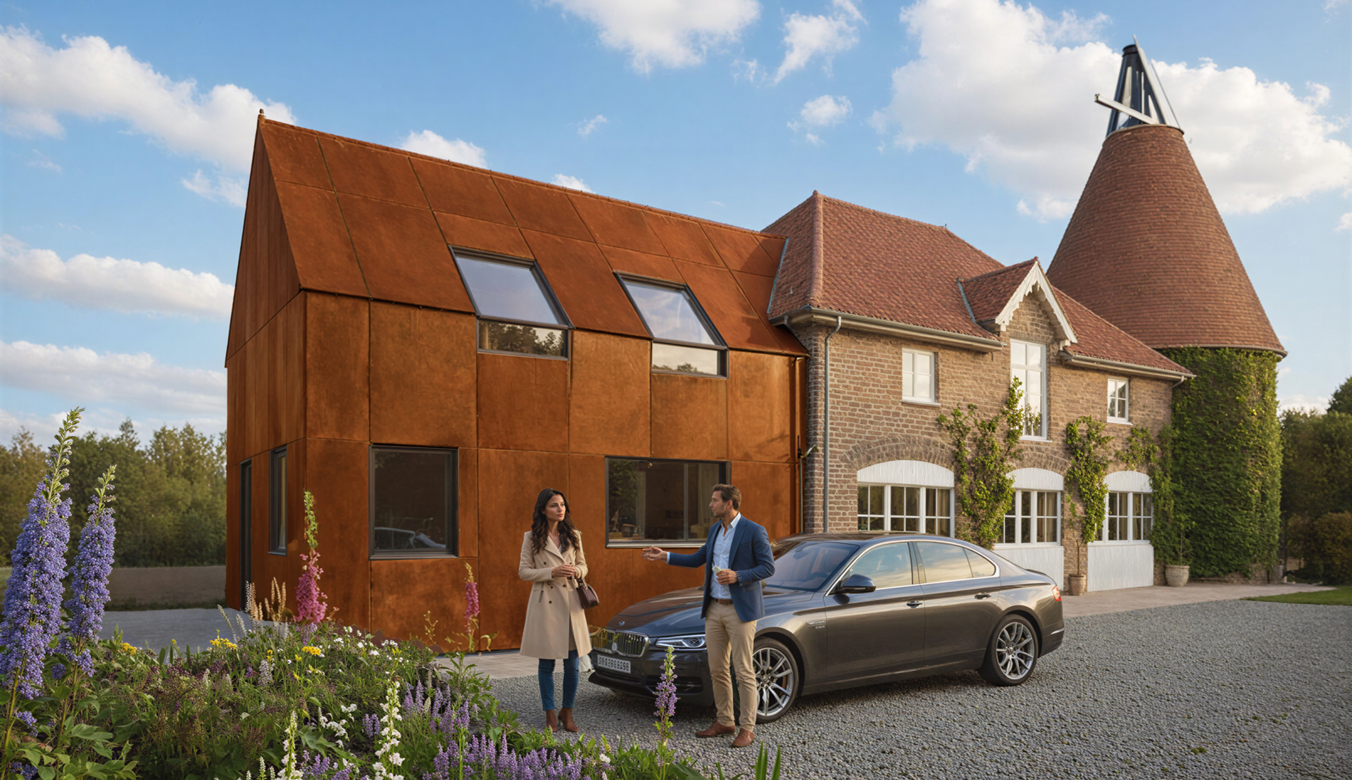 The proposal introduces a new extension and a reorganised ground floor that creates a generous kitchen, dining and living area connected to the garden and patio, alongside the extra spaces needed for family life.