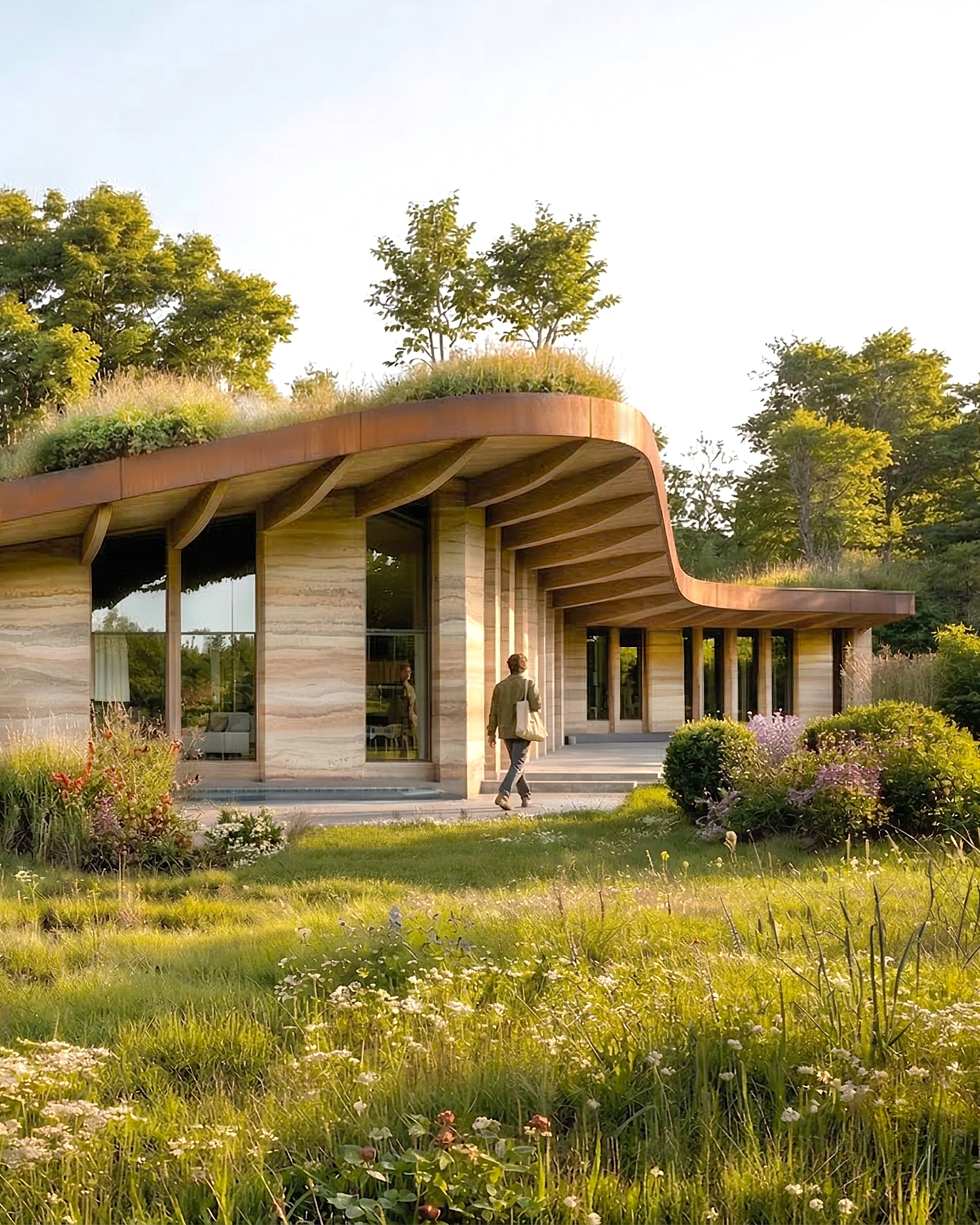 A new dwelling within the grounds of an existing mid-20th century home near Cranbrook