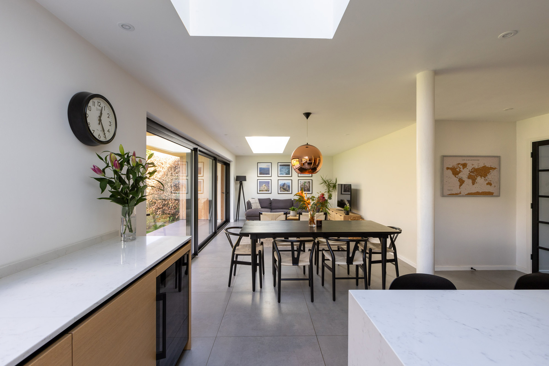 natural light deep into the interior