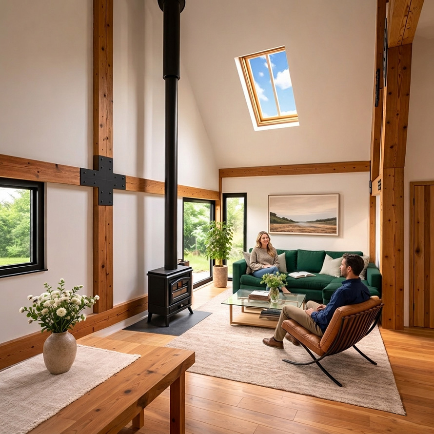 including bedrooms, a kitchen and open plan living area.