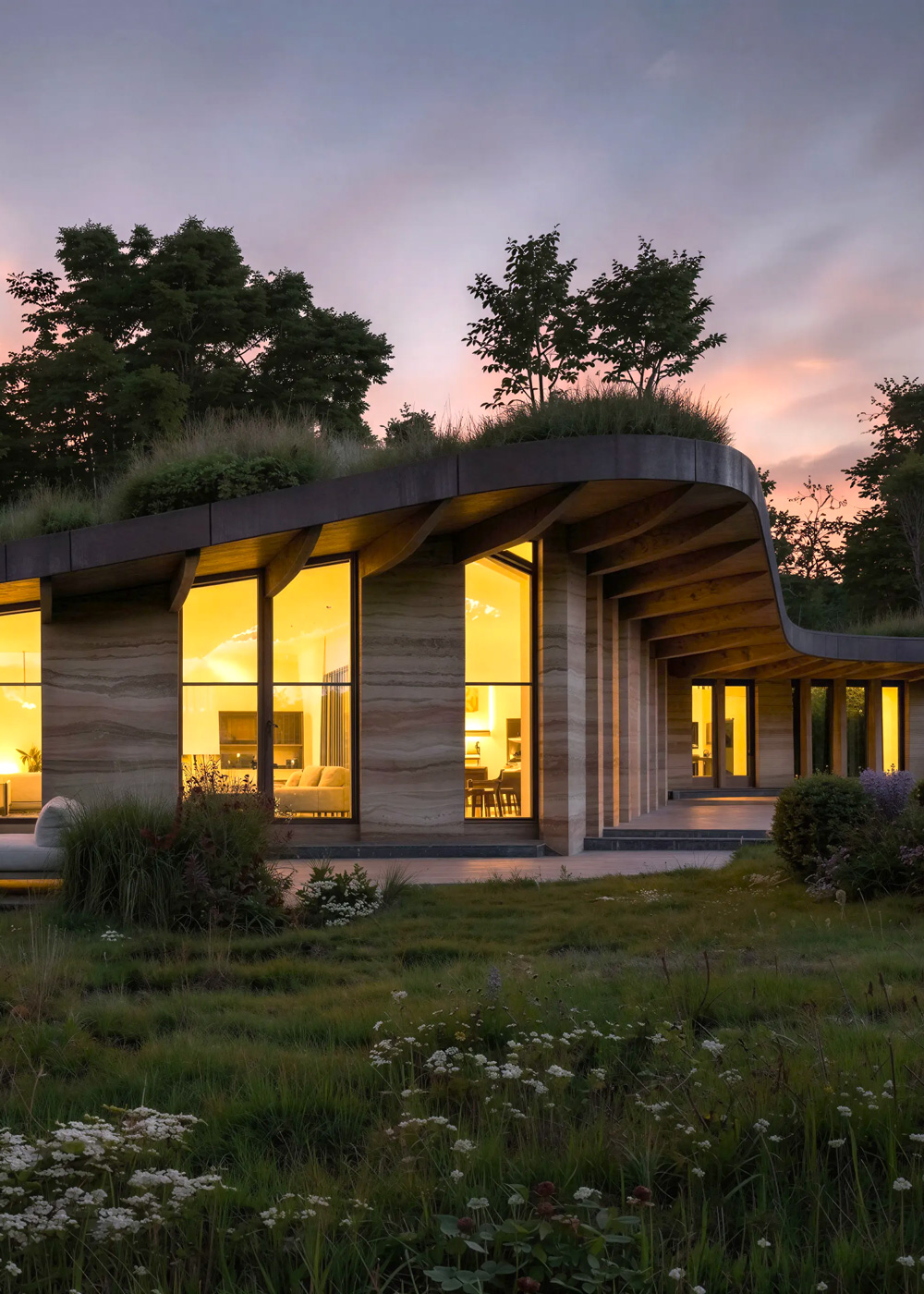 A new dwelling within the grounds of an existing mid-20th century home near Cranbrook